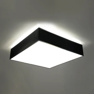 Stropna svetilka HORUS 55 črna (55x55x11cm)