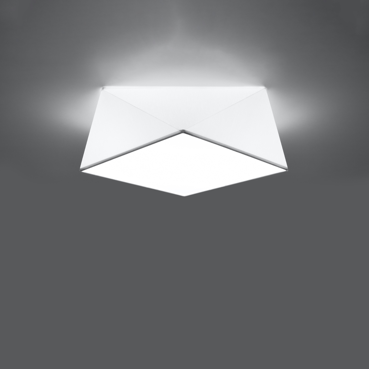 Stropna svetilka HEXA 35 bela (35x35x15cm)