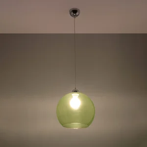 Obesna svetilka BALL zelena (30x30x120cm)