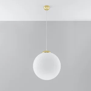 Obesna svetilka UGO 40 zlata (40x40x130cm)