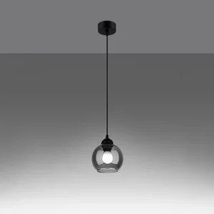 Obesna svetilka ALINO 1 črna (15x15x130cm)