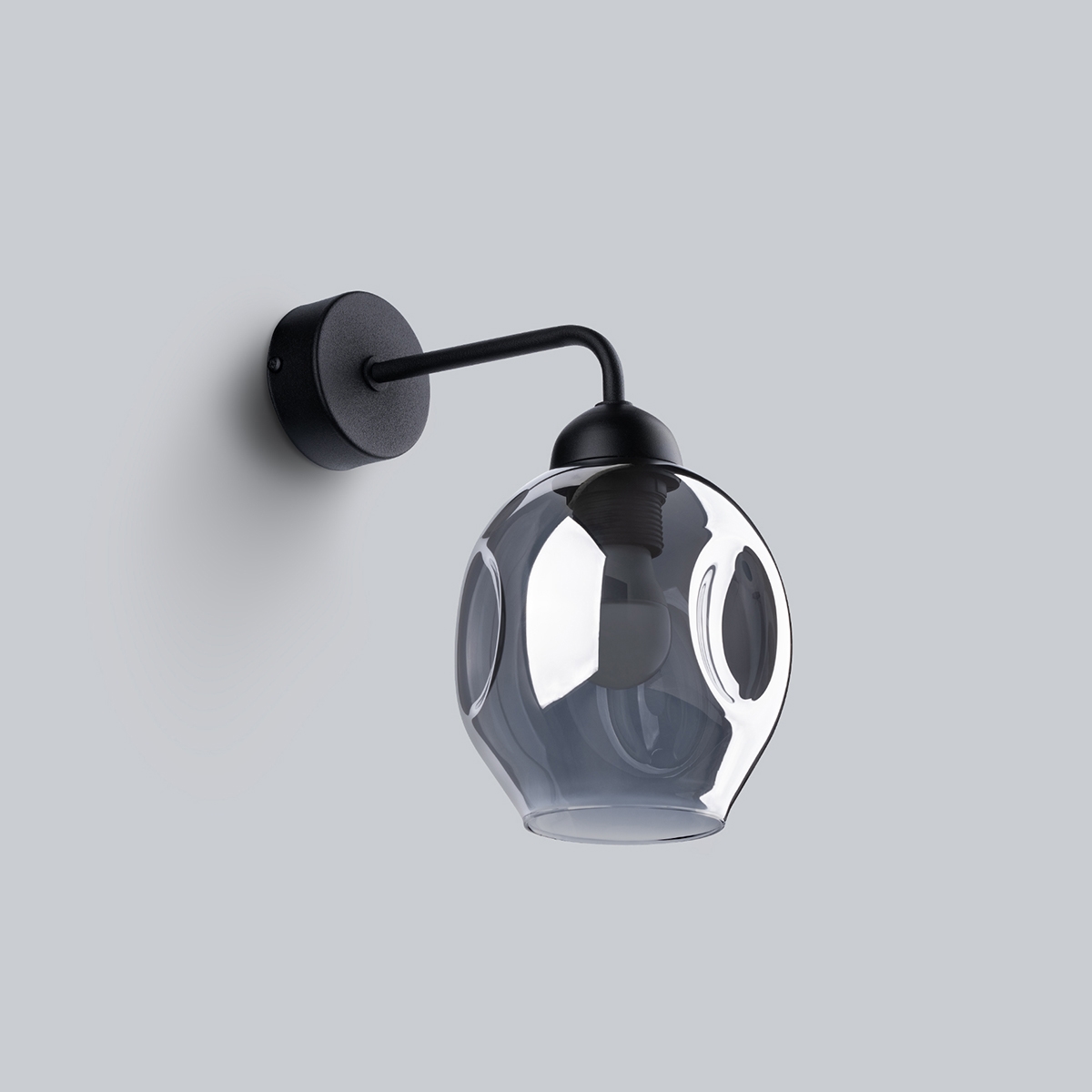 Stenska svetilka FILLAN 1 črna (25x15x29cm)