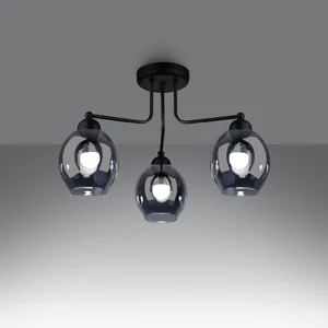 Lestenec FILLAN 3 črn (54x54x36cm)