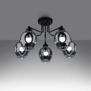 Lestenec FILLAN 5 črn (59x59x36cm)