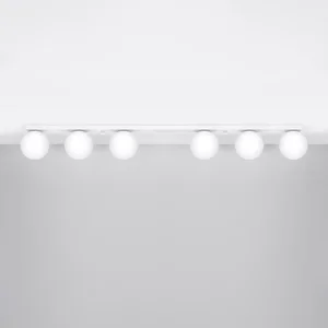 Stropna svetilka YOLI 6 bela (120x12x14.5cm)