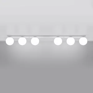 Stropna svetilka YOLI 6 bela (120x12x14.5cm)