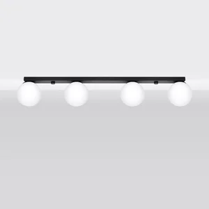 Stropna svetilka YOLI 4 črna (88x12x14.5cm)