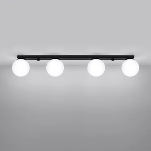 Stropna svetilka YOLI 4 črna (88x12x14.5cm)