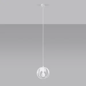 Obesna svetilka TULOS 1 bela (16x16x125cm)