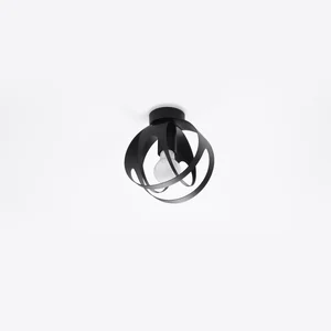 Stropna svetilka TULOS črna (16x16x21cm)