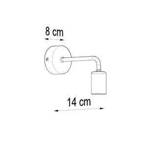 Stenska svetilka DUOMO (8x14x8cm)
