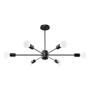 Lestenec LANGO 6 črn (86.5x68x46cm)