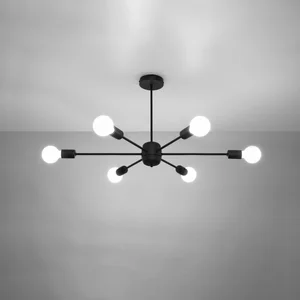 Lestenec LANGO 6 črn (86.5x68x46cm)