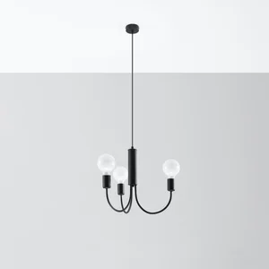 Lestenec PICCOLO 3 črn (45x45x100cm)