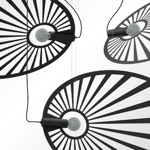 Obesna svetilka LEHDET črna (110x80x150cm)