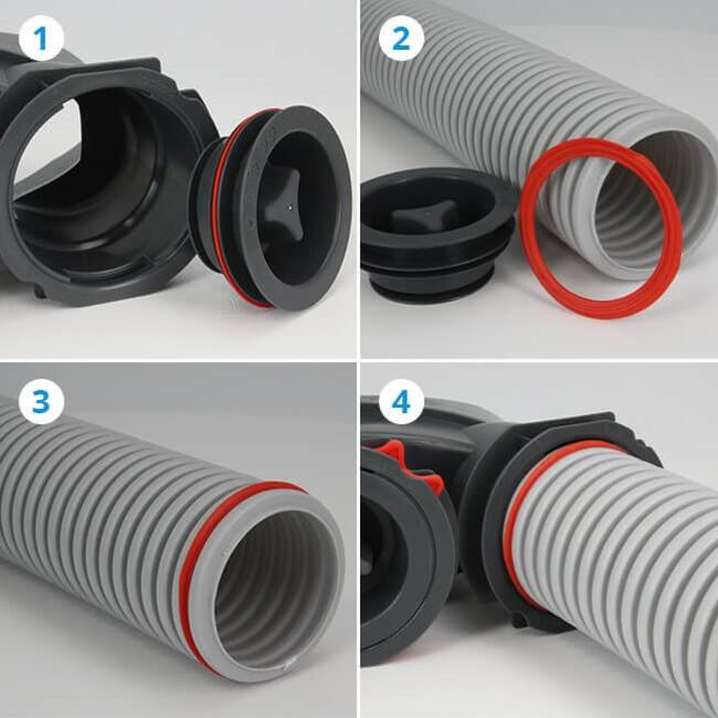 Heatpex Aria Connect spajanje cevi OneClick