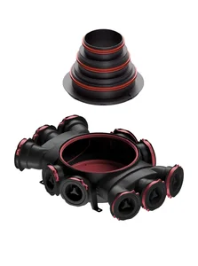 Heatpex Aria Connect priklop razdelilca na Aduro fi 125-160-200 - centralno