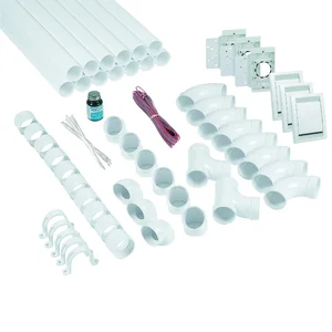 Instalacijski komplet Variovac PVC za 3 sesalna mesta, z vtičnicami 