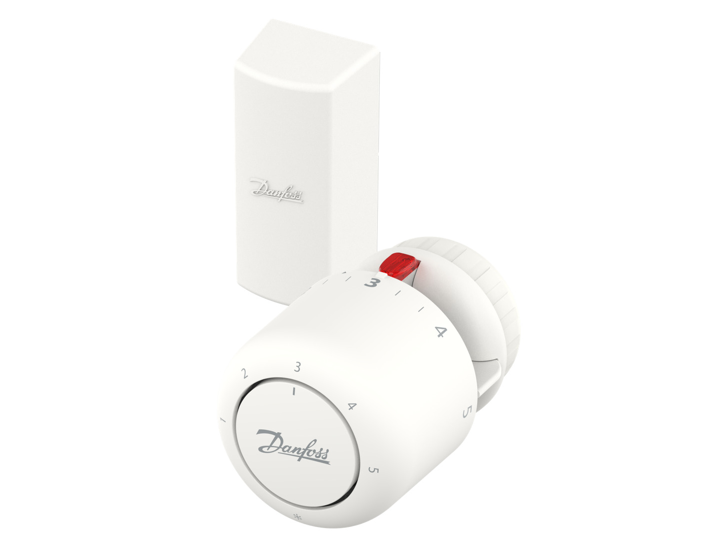Termostatska glava Danfoss AERO RS s tipalom, click (Danfoss+Vogel&Noot)