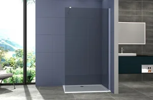 steklo NG - primer vgradnje s stenskim profilom