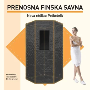 Prenosna savna Sanotechnik KPS90 - oblika