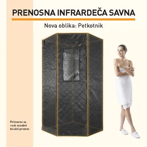 Prenosna savna Sanotechnik KPI90 - oblika
