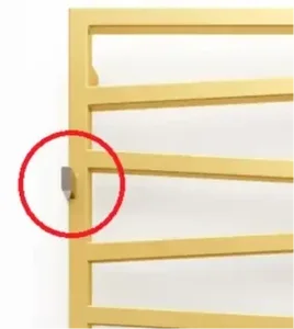 obešalo ZIP V na radiatorju