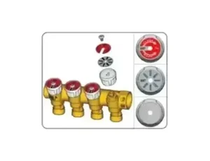 Prilagoditev sanitarnega razdelilca Giacomini R585CSX