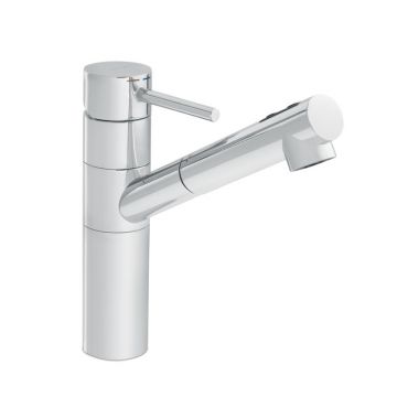 Armatura za kuhinjo Unitas Fresh 00137 - s tušem, izvlečna, izliv 192mm