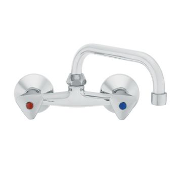 Armatura za kuhinjo Unitas Classic 05252 - zidna, U-izliv 185mm