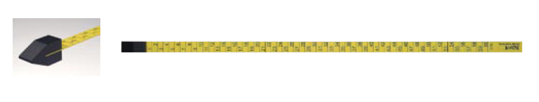 Ravnilo jekleno, za deske