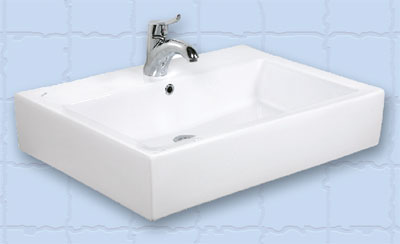 Creavit umivalnik nadgradni 600x500 mm