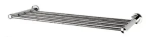 Klasik obešalna polica za brisače, 600 mm, sijaj