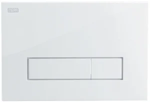 Splakovalna WC tipka Mepa Orbit bela dvojna (A31 in B31)