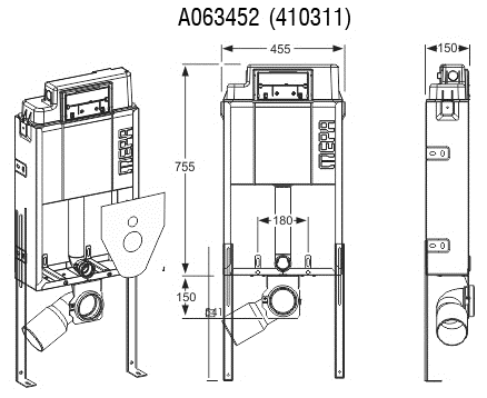MEPA Unimont WC element A31