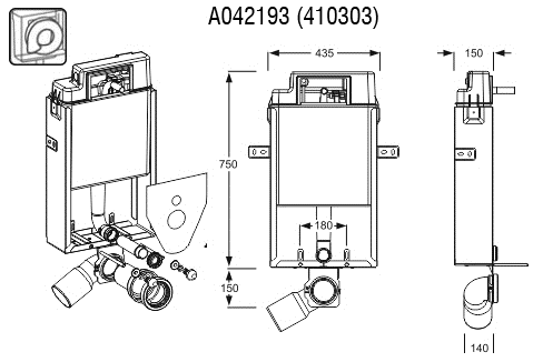 MEPA Unimont WC element R11