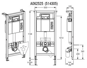 MEPA Varivit WC element A31 BH120