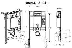 MEPA Varivit WC element B31 BH85