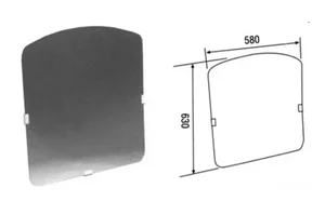 Bocchi keramika - ZEUS ogledalo premično 580x630mm