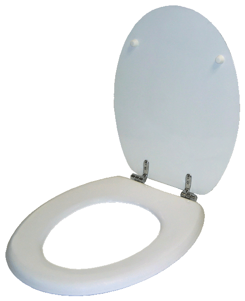 WC deska MDF plastificirana, bela