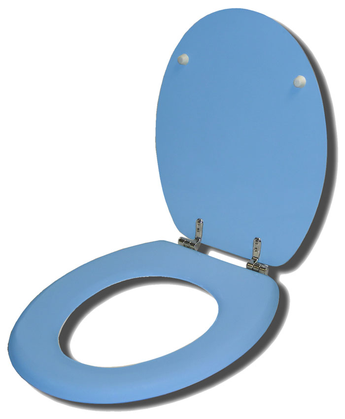 WC deska MDF plastificirana, modra