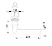 Sifon za tuš kad LIV art. 5-186