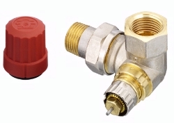 Radiatorski ventil, termostatski Danfoss RA-N 15 kotni levi