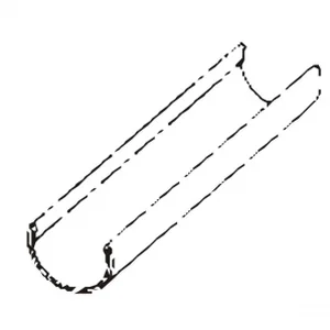 polovični klip žleb