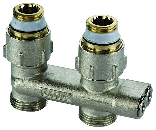 Radiatorski prikluček Simplex - križni ravni 1/2