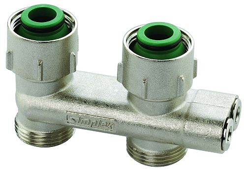 Radiatorski prikluček Simplex - križni ravni 3/4