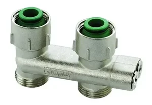 Radiatorski prikluček Simplex - križni ravni 3/4