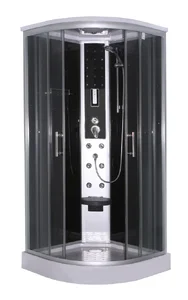 Sanotechnik Scala črna 90x90x215 QL