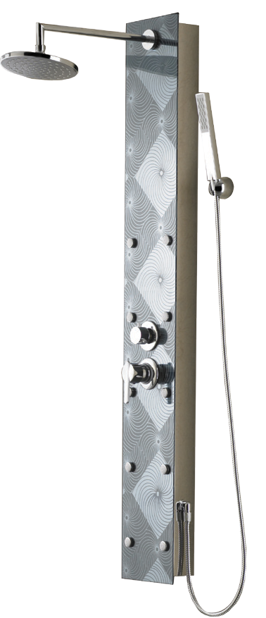 Panel za tuš/masažo Sanotechnik DG8038 Marseille 140x22