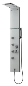 Panel za tuš/masažo Sanotechnik DG8041 Valencia arebrna 140x22